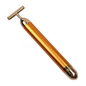 Golden Vibration Facial Massage Roller - Passion Gears