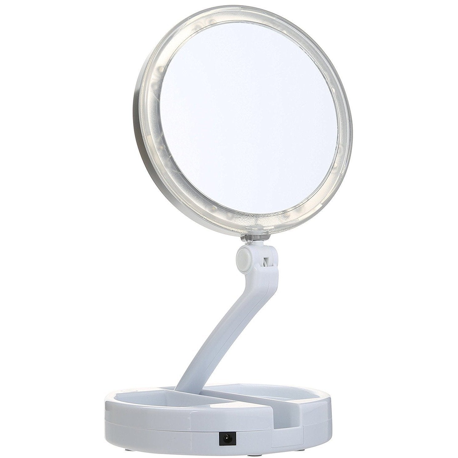LED Lighted Folding Vanity Travel Mirror - Passion Gears